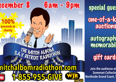 S.A.Y. Detroit Radiothon set for December 8