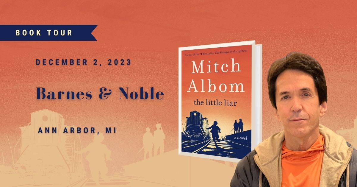 Mitch Albom will be signing books at Barnes & Noble in Ann Arbor on December 2