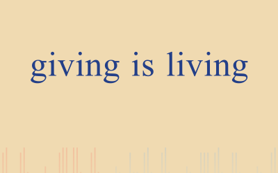 Episode 5 – Giving is Living