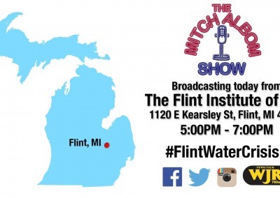 The Mitch Albom Show Broadcasts Live from Flint on Water Crisis