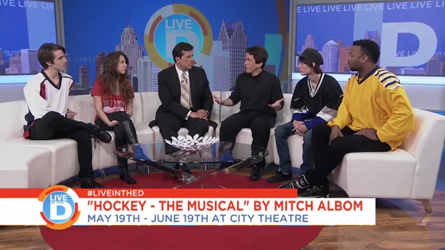 Mitch and Cast on Live in the D