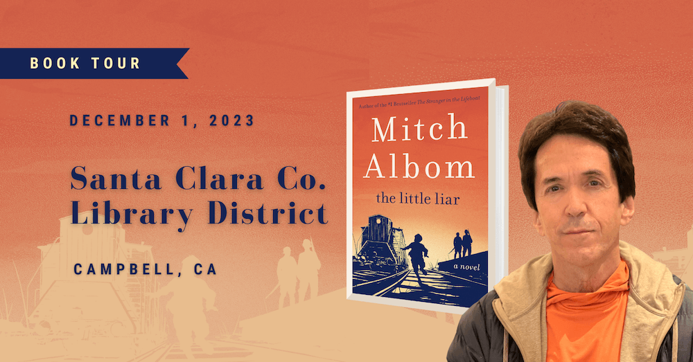 The Little Liar will be presented by the Santa Clara Public Library Distinguished Author Series on December 1, 2023