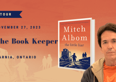 Sarnia, Ontario: The Book Keeper Welcomes Mitch Albom