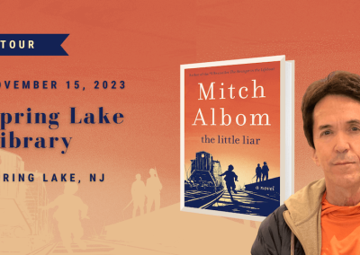 Spring Lake, NJ: An Evening with NYT Bestselling author Mitch Albom!