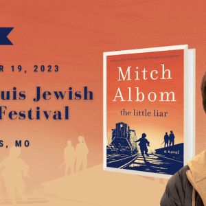 The Little Liar at the St. Louis Jewish Book Festival on November 19, 2023